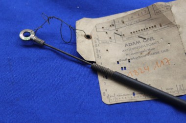 Preview: Bowdenzug für Luftklappe Rekord C / Commodore A, 375mm