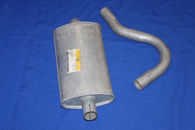 Preview: Auspufftopf vorn Manta / Ascona A 1,6 - 1,9S, mit Achsbogen
