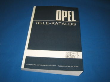 Ersatzteilkatalog Kapitän/Admiral/Diplomat B