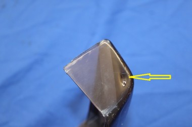 Blinkerglas-Satz SCHWARZ Kadett C ab 08-77, Blinker oben