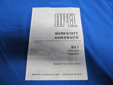 Werkstatthandbuch Kapitaen PL 2,6