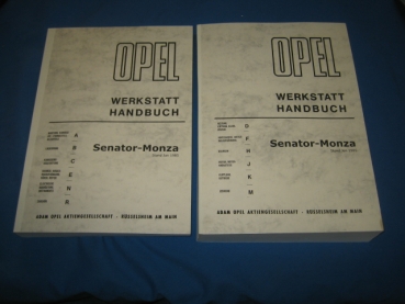 Workshop Manual Monza / Senator A