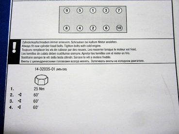 Cylinderhead Gasket 1,2