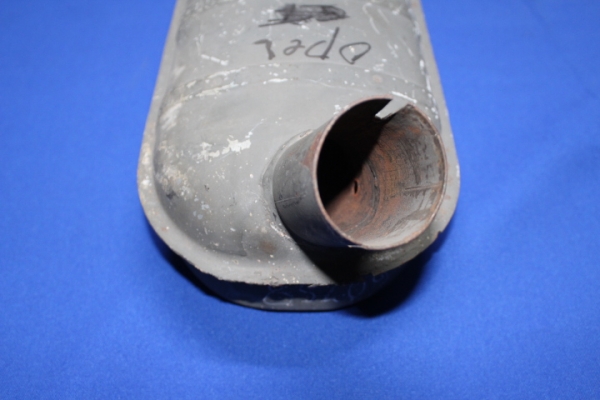 Muffler Rekord B 6-Cylinder, rear