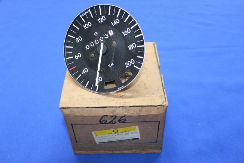 Speedometer Rekord C 200km/h, W=600, late