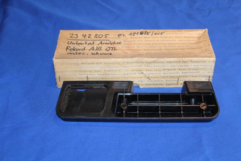 Armlehnen-Unterteil SCHWARZ Rekord A/B, rechts