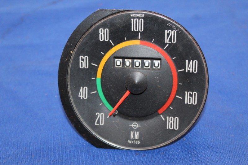 Tachometer Rekord C 180km/h, W=585, MotoMeter