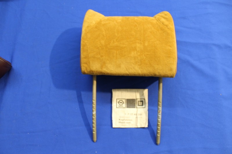 Head Support front beige fabric Commodore B, Rekord D Berlina