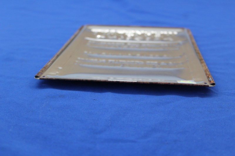 ALTOPELHILFE - Tinplate "Workshop Rules", empossed