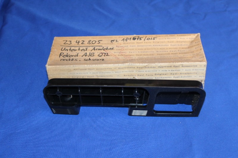 Armlehnen-Unterteil SCHWARZ Rekord A/B, rechts