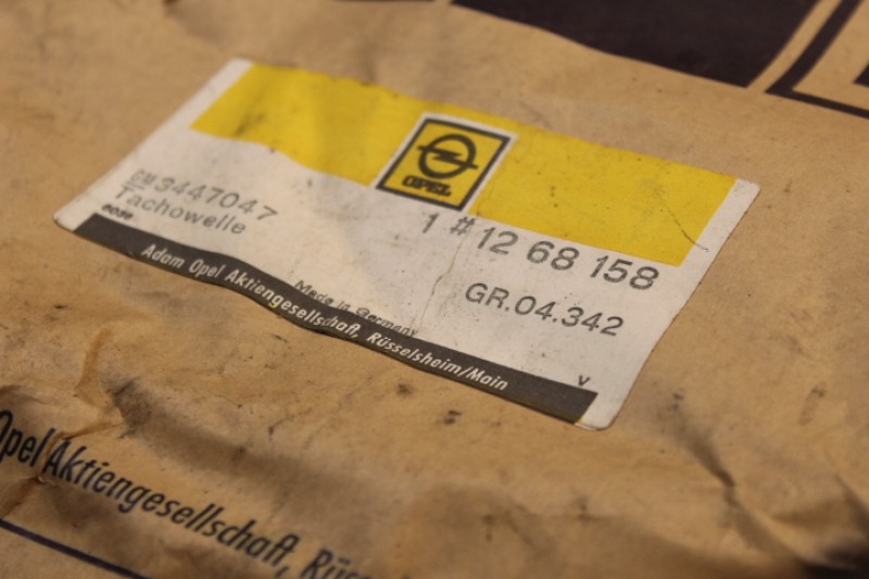 Tachowelle Admiral/Diplomat B Mittelschaltung , ab FGST-NR