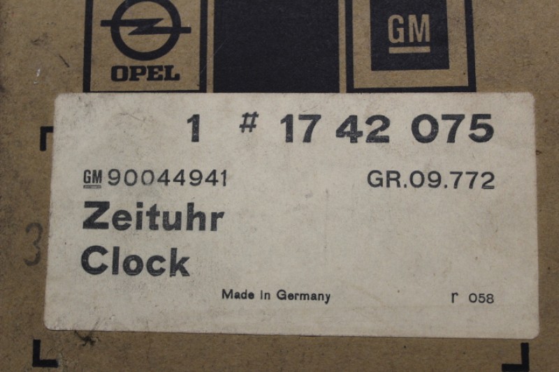 Time Clock Commodore C / Rekord E, early version