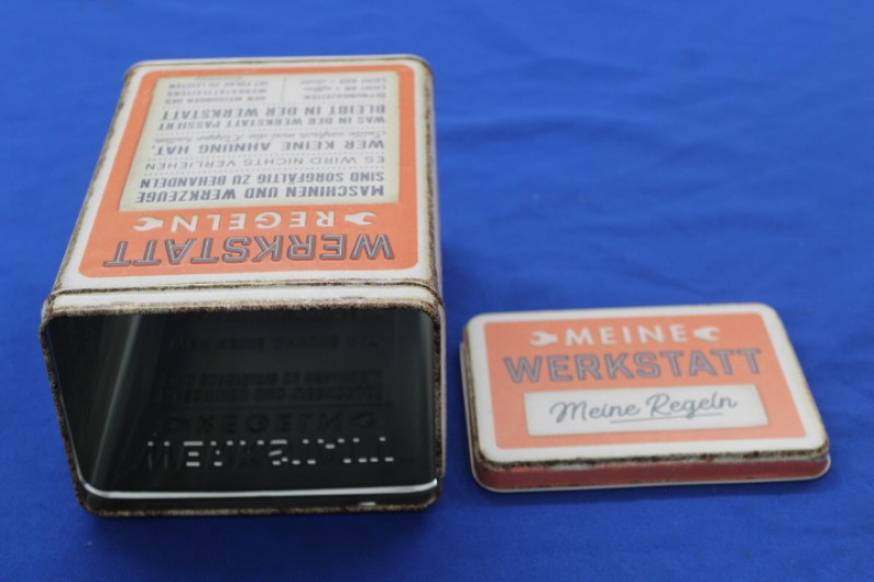 ALTOPELHILFE - Vorratsdose "Werkstattregeln"