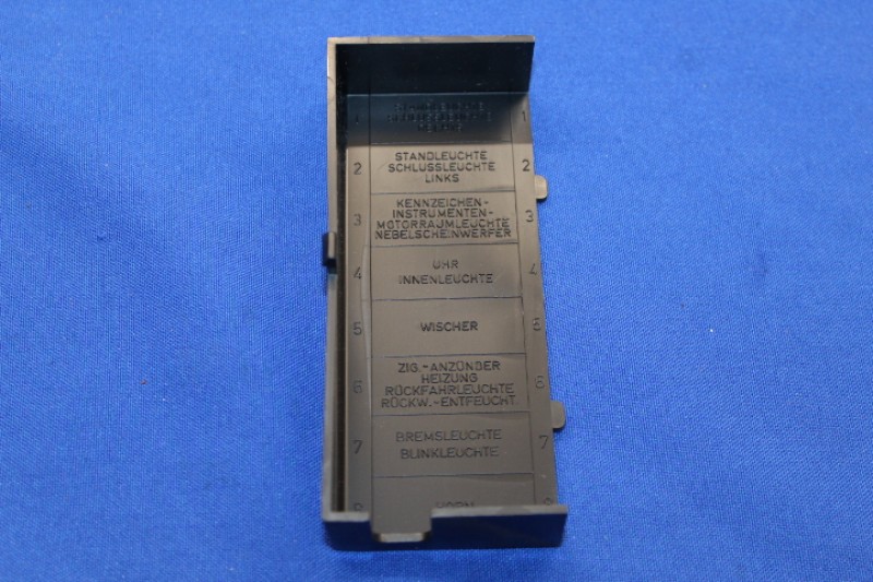 Sicherungskasten Commodore A, Rekord C