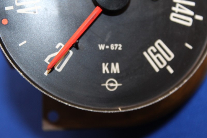 Tachometer Kadett B 160km/h, W=672