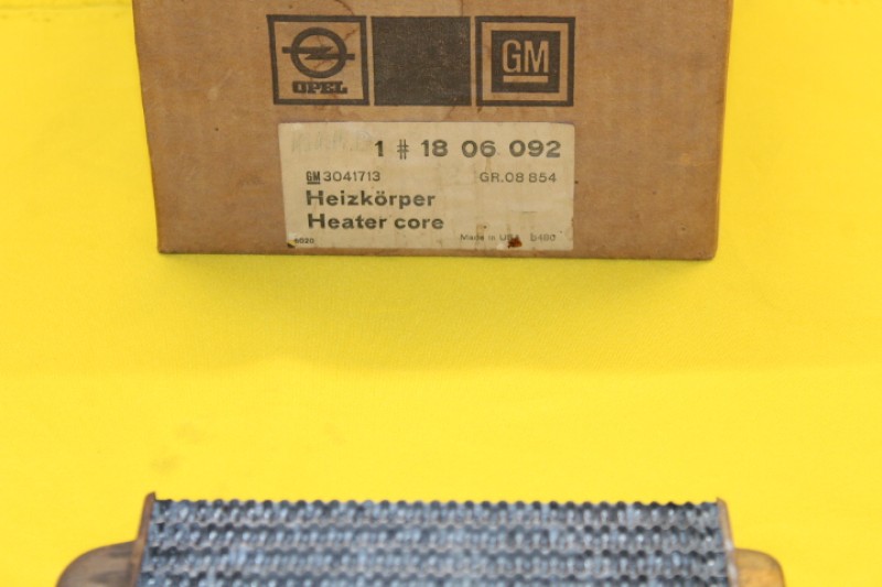 Heizkoerper Kadett D, Messing-Ausführung