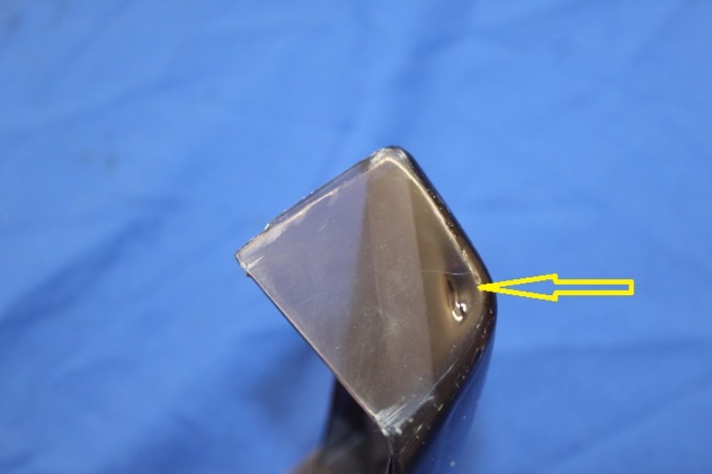 Blinkerglas-Satz SCHWARZ Kadett C ab 08-77, Blinker oben