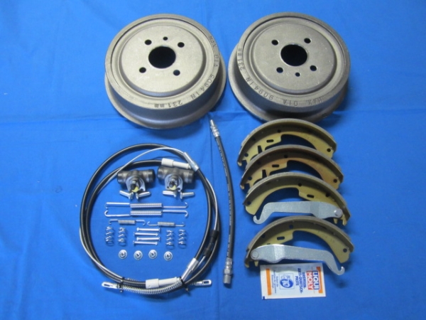 Brake-Kit rear Rekord C early Chassis-No.