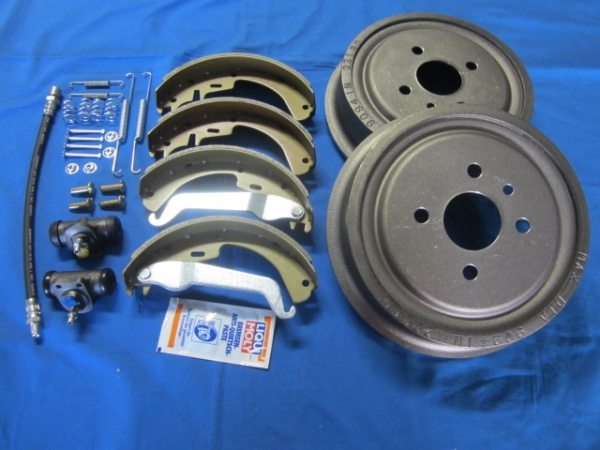 Brake-Kit rear Rekord C later Chassis-No., with large brake cylinders