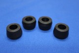 Rubber on Shock Absorber lower, 4-parts set