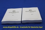 Ersatzteilkatalog Kadett B, 2 Bücher